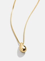 BaubleBar Ella Necklace - Gold - 
    Teardrop pendant necklace
  
