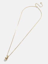 BaubleBar Ella Necklace - Gold - 
    Teardrop pendant necklace
  

