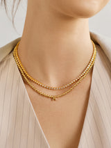 BaubleBar Initial Pisa Necklace - Gold - 
    Enjoy an extra 20% off sale - This Week Only
  
