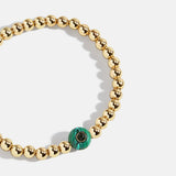 Semi-Precious Birthstone Pisa Bracelet - Emerald