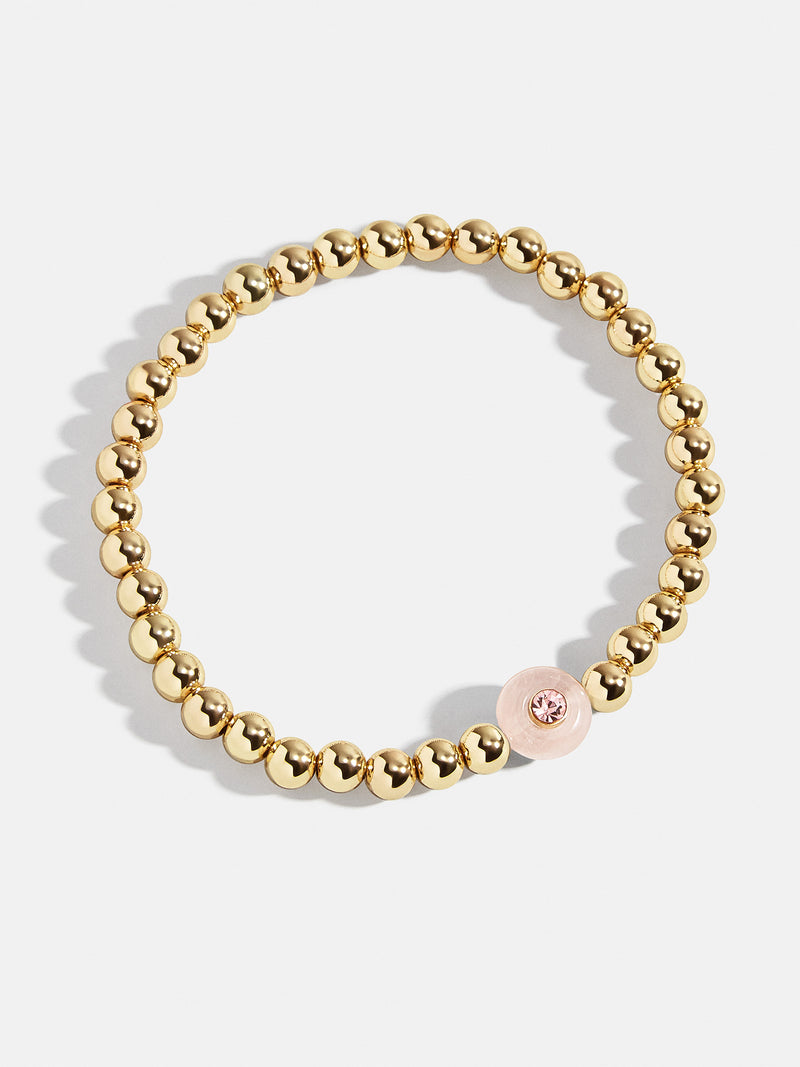 BaubleBar Semi-Precious Birthstone Pisa Bracelet - Rose Quartz - 
    Enjoy 20% off - This Week Only
  
