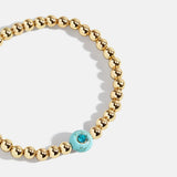 Semi-Precious Birthstone Pisa Bracelet - Blue Zircon