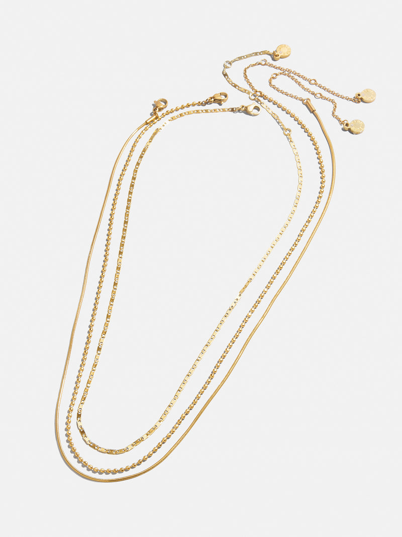 BaubleBar Anita Waterproof Necklace Set - Gold/Pavé - 
    Enjoy 20% off - This Week Only
  
