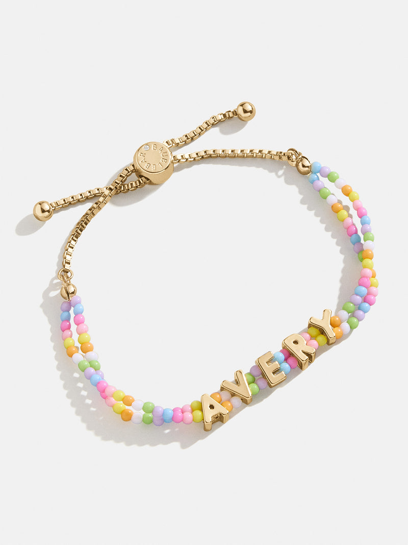 BaubleBar Kids' Custom Beaded Nameplate Bracelet - Light Multi - 
    Ends Sunday: Enjoy 20% off
  
