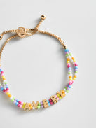 Bead Mine Kids’ Custom Name Bracelet - Light Multi