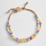 Bead Mine Kids’ Custom Name Bracelet - Light Multi