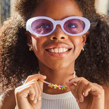 Bead Mine Kids' Custom Name Necklace - Light Multi