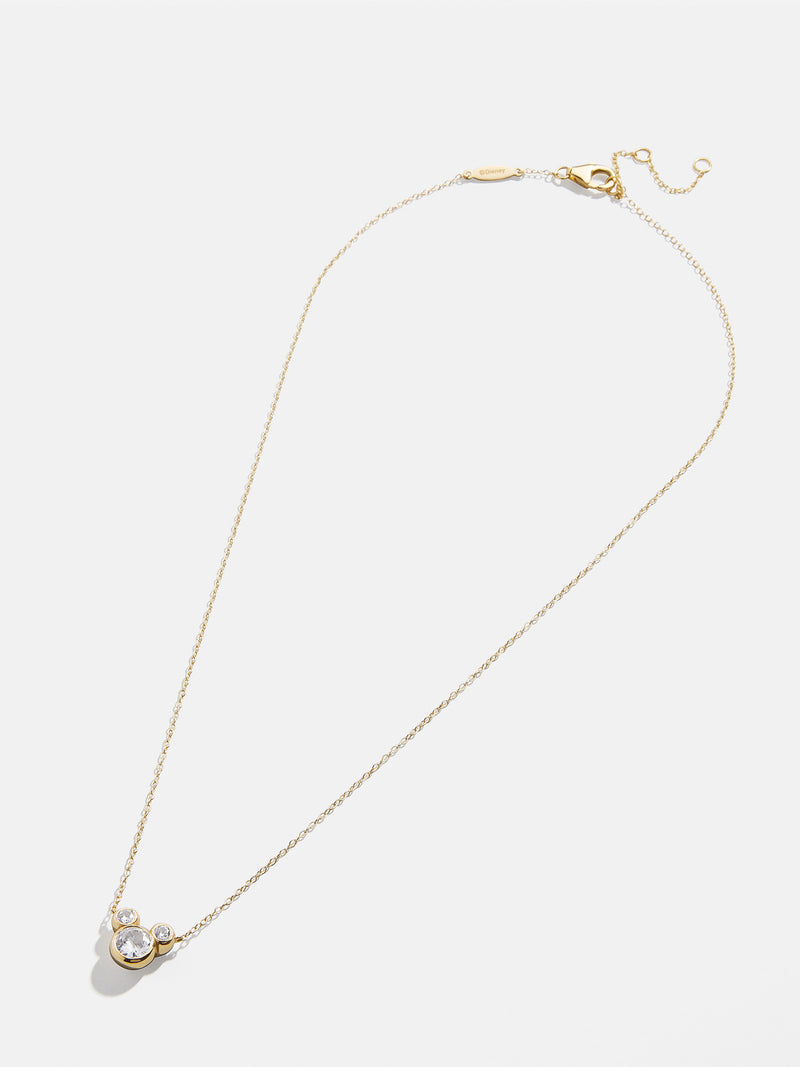 BaubleBar Mickey Mouse Disney 18K Gold Plated Sterling Silver & Cubic Zircona Pendant Necklace - Gold/Pavé - 
    Ends Sunday: Enjoy 25% Off
  
