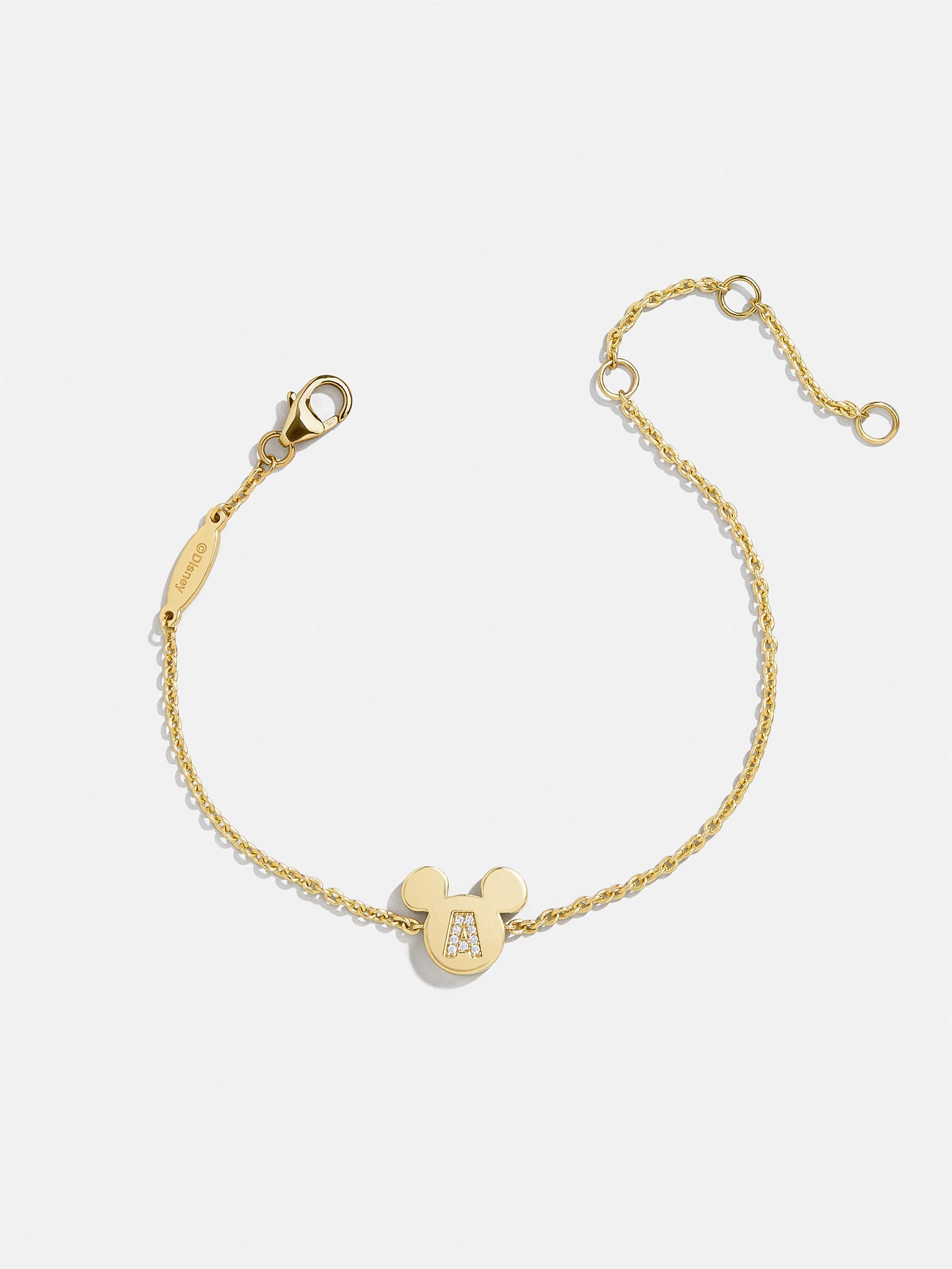 コラボ♪ ◆BaublebarｘDisney◆ Disney 18K Gold Plated Sterli Mickey Mouse Disney 18K Gold Plated Sterling Silver Bracelet