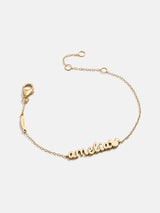 BaubleBar Mickey Mouse Disney 18K Gold Plated Sterling Silver Custom Nameplate Bracelet - Gold - 
    Enjoy 20% off - This Week Only
  
