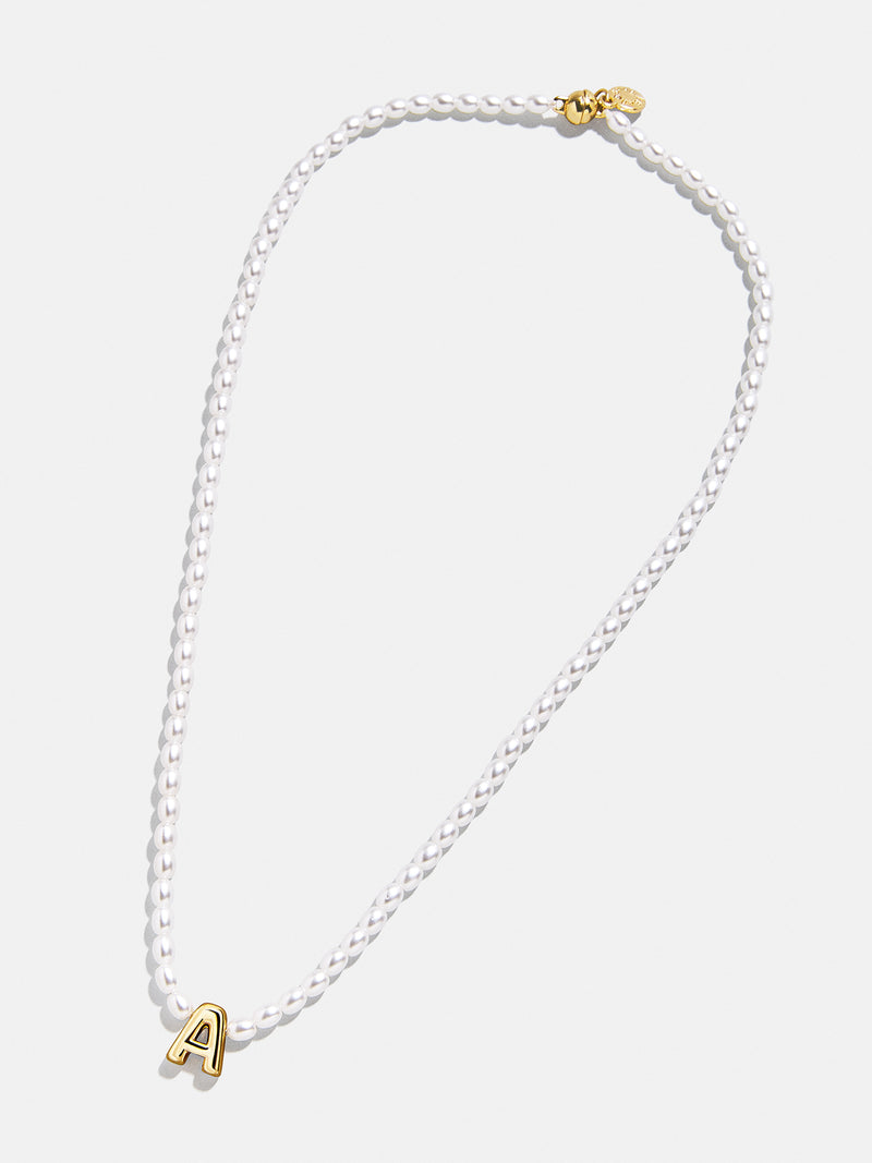 BaubleBar Playful Pearls Kids’ Initial Necklace - Gold/Pearl - 
    Ends Tomorrow: Enjoy 20% off
  
