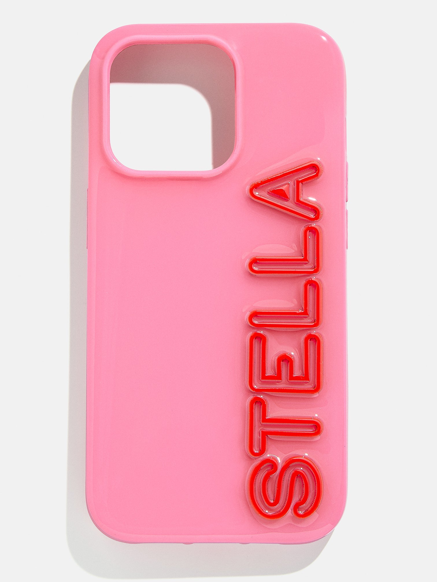 Fine Line Custom iPhone Case - Pink/Red – Custom Phone Case – BaubleBar
