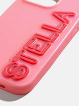 BaubleBar Fine Line Custom iPhone Case - Pink/Red - 
    Enjoy 20% Off: Big Summer Kickoff
  
