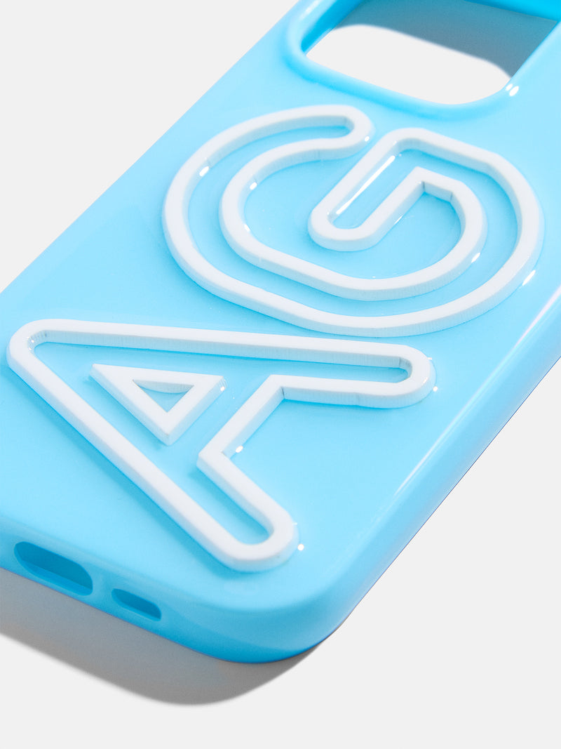 BaubleBar Fine Line Custom iPhone Case - Light Blue/White - 
    Ends Sunday: Enjoy 20% off
  
