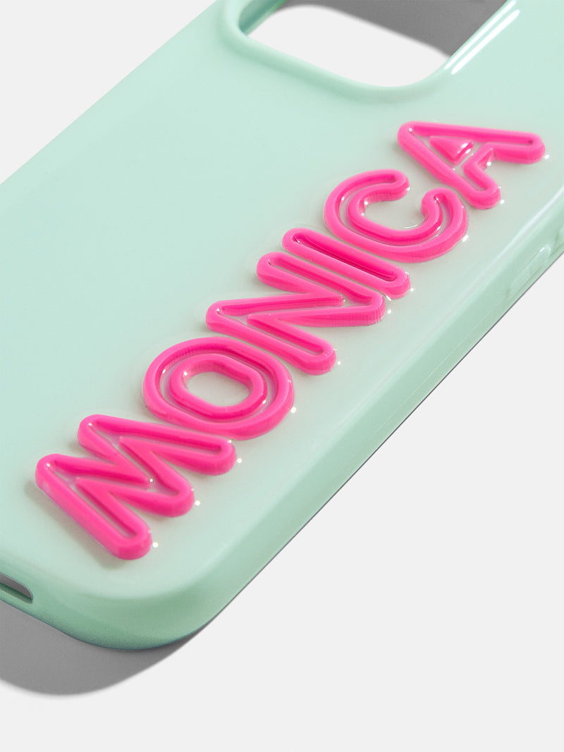 BaubleBar Fine Line Custom iPhone Case - Mint/Hot Pink - 
    Enjoy 20% off - This Week Only
  

