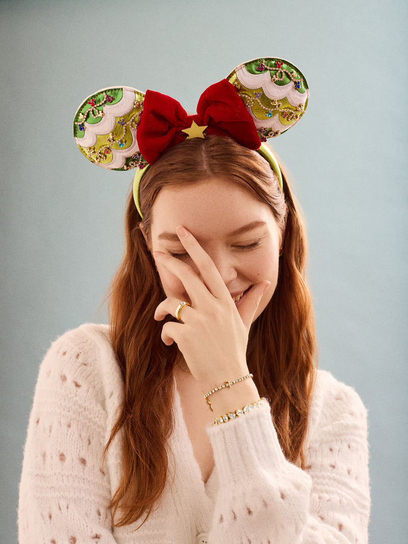 BaubleBar Disney Minnie Mouse Holiday Ears Headband - Minnie Mouse Holiday Ears Headband - 
    Disney ears headband
  
