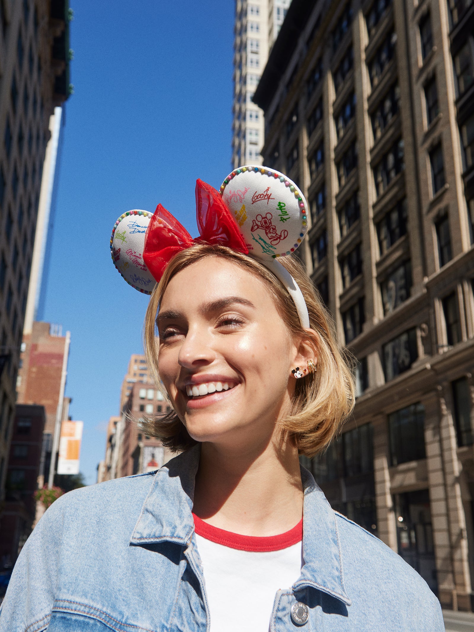 Disney×BAUBLEBAR コラボ　フードバッグチャーム　ミッキー　ピザ Mickey Mouse Disney Pizza Bag Charm in Disney Pizza Bag Charm