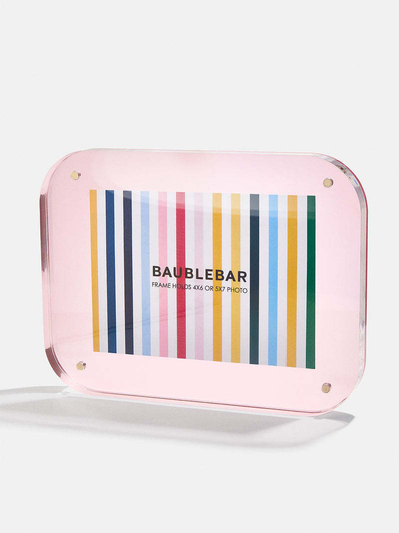 BaubleBar Light Pink - 
    Customizable picture frame
  

