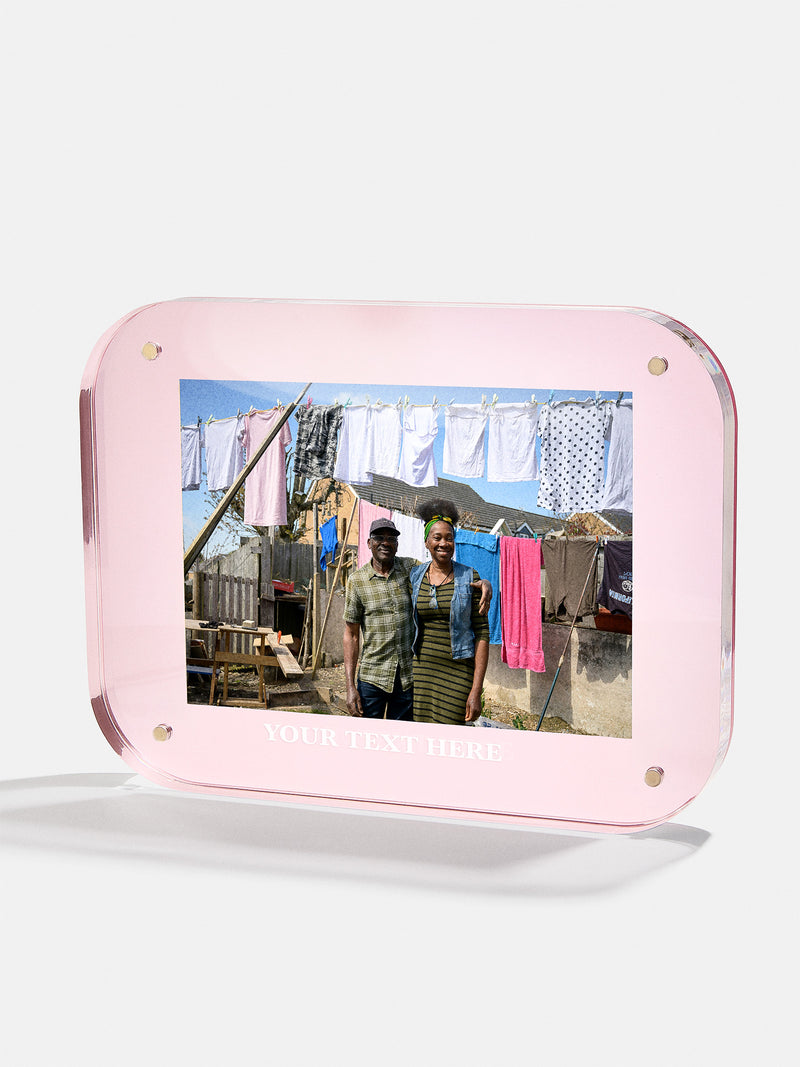 BaubleBar Light Pink - 
    Customizable picture frame
  
