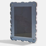 Picture Perfect Vertical Acrylic Frame - Scalloped Shape