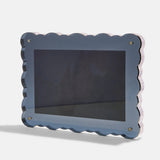 Picture Perfect Horizontal Acrylic Frame  - Scalloped Shape
