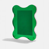 Picture Perfect Vertical Acrylic Frame  - Retro Wavy Shape