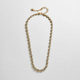 Evil Eye On Repeat Tennis Necklace - Gold/Pavé