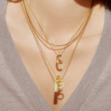 Heart Cluster Charm - Heart Gold