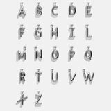 Classic Silver Initial Necklace - Silver