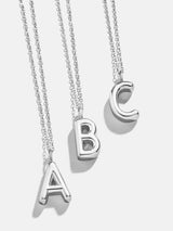 BaubleBar Classic Custom Sterling Silver Initial Necklace  - Sterling Silver - 
    Enjoy 20% off - This Week Only
  
