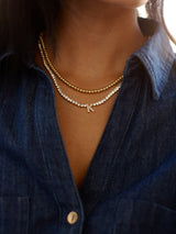 BaubleBar Initial Tennis Necklace - Gold/Pavé - 
    Our (Biggest) End of Year Sale. Prices as marked.
  

