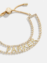 BaubleBar Double Band Custom Nameplate Tennis Bracelet - Gold/Pavé - 
    This Week Only: Labor Day EventThis Week Only: The Labor Day Event - Prices as marked. 
  
