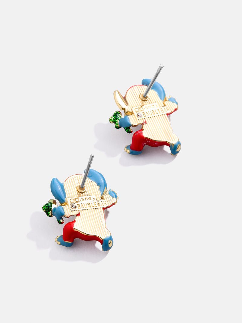 BaubleBar Disney Stitch Santa Earrings - Red - 
    Disney Stitch holiday earrings
  
