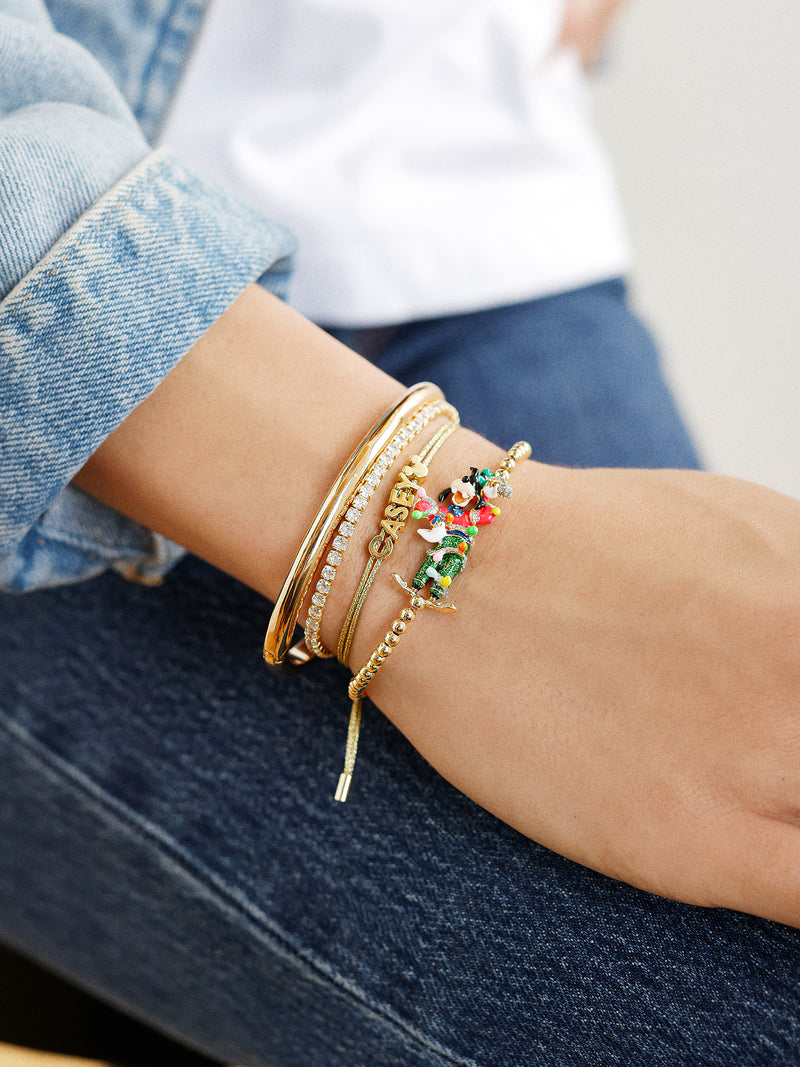 Disney Holiday Character Pisa Bracelets Goofy Disney Goofy Holiday bracelet BaubleBar