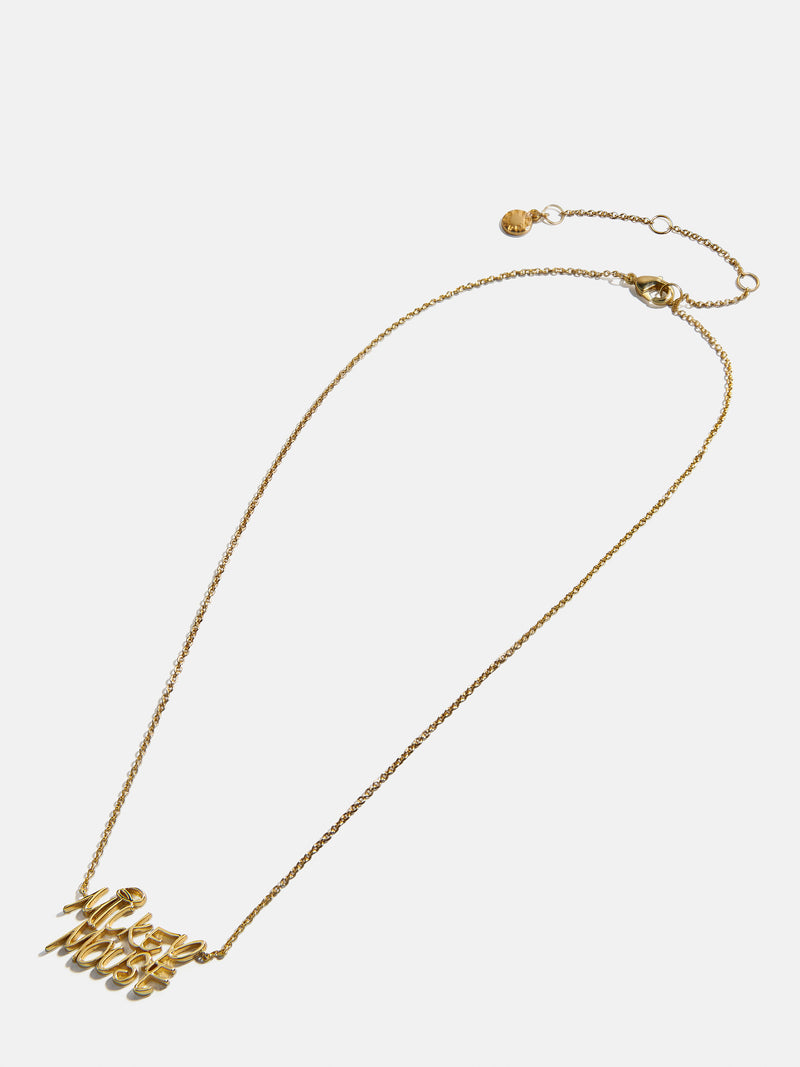 BaubleBar Disney Character Signature Necklace - Mickey Mouse - 
    Enjoy 20% off - This Week Only
  
