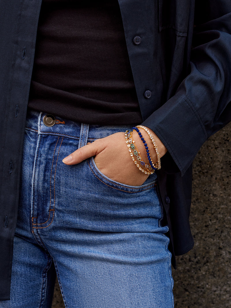 BaubleBar Brielle Bracelet - Navy - 
    Enjoy 20% off - This Week Only
  
