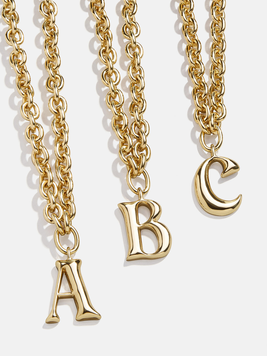 Chunky Charm Initial Necklace Gold 20 Off 2 Necklaces With Code chunky-charm-initial-necklace-gold-20-off-2-necklaces-with-code