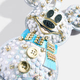 Disney Mickey Mouse Snowman Puff Bag Charm - Disney Snowman Puff Bag Charm