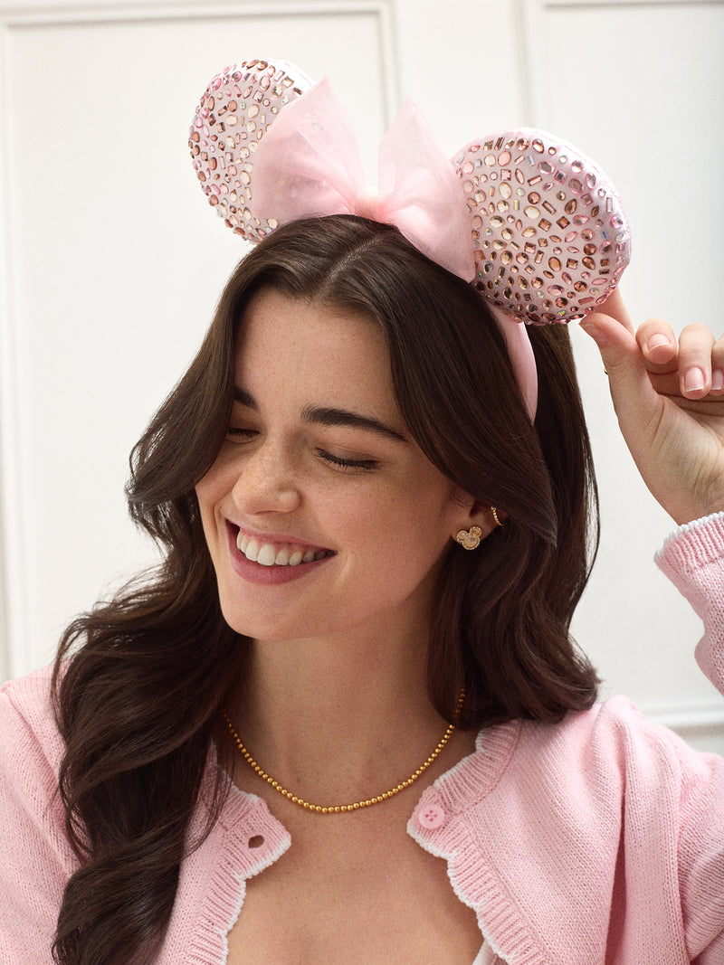 BaubleBar Disney Minnie Mouse Soft Pink Ears Headband - Minnie Mouse Soft Pink Ears - 
    Disney ears headband
  
