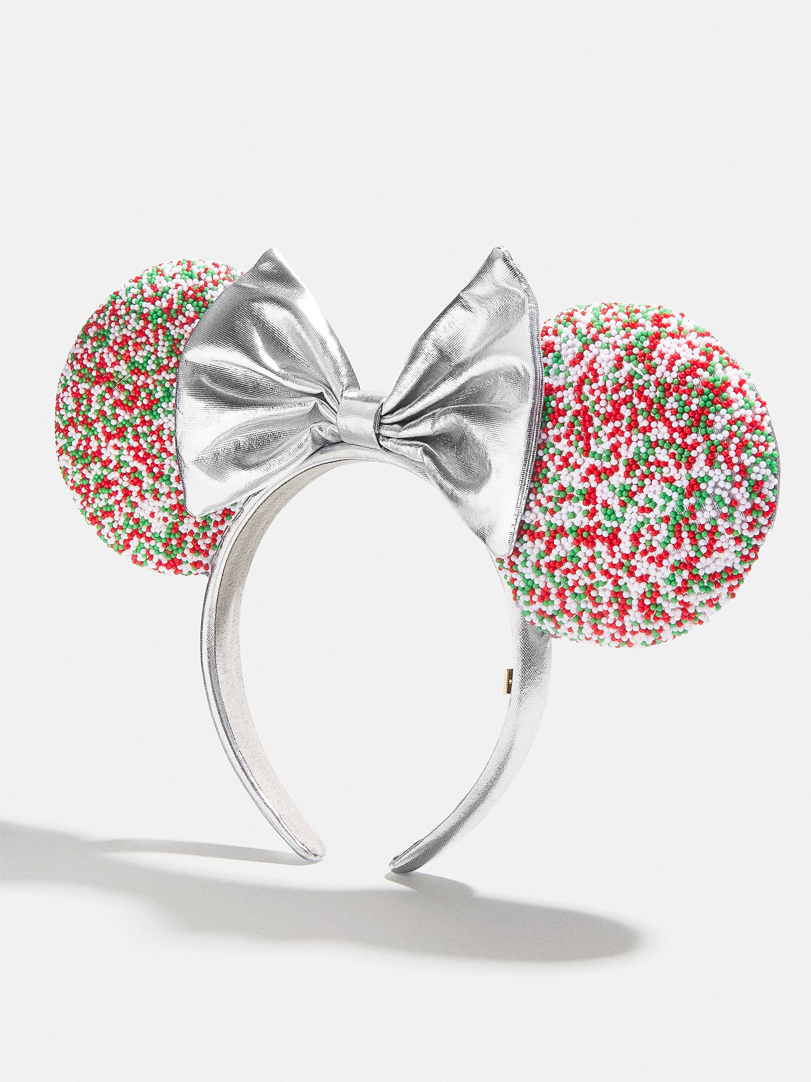 【BaubleBar】Disney ミニー シルバー＆ホワイト カチューシャ Disney Minnie Mouse Ears Silver Headband - Minnie Mouse