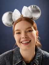 BaubleBar Disney Minnie Mouse Ears Silver Headband - Minnie Mouse Silver Ears - 
    Disney Ears Headband
  

