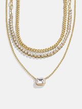 BaubleBar Kenna Layered Necklace - Gold/Pavé - 
    Enjoy 20% off - This Week Only
  
