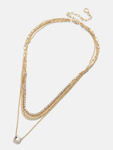 BaubleBar Kenna Layered Necklace - Gold/Pavé - 
    Enjoy 20% off - This Week Only
  
