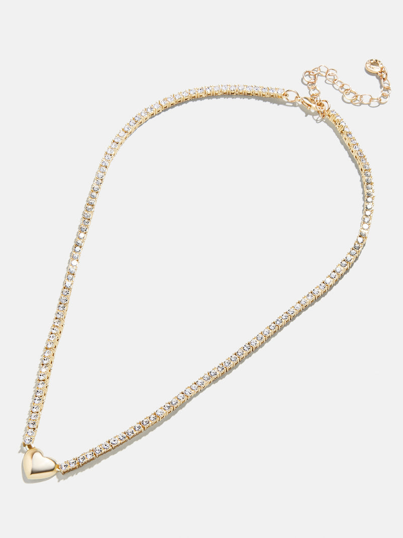 BaubleBar Heart Tennis Necklace - Heart - 
    Enjoy 20% off - This Week Only
  
