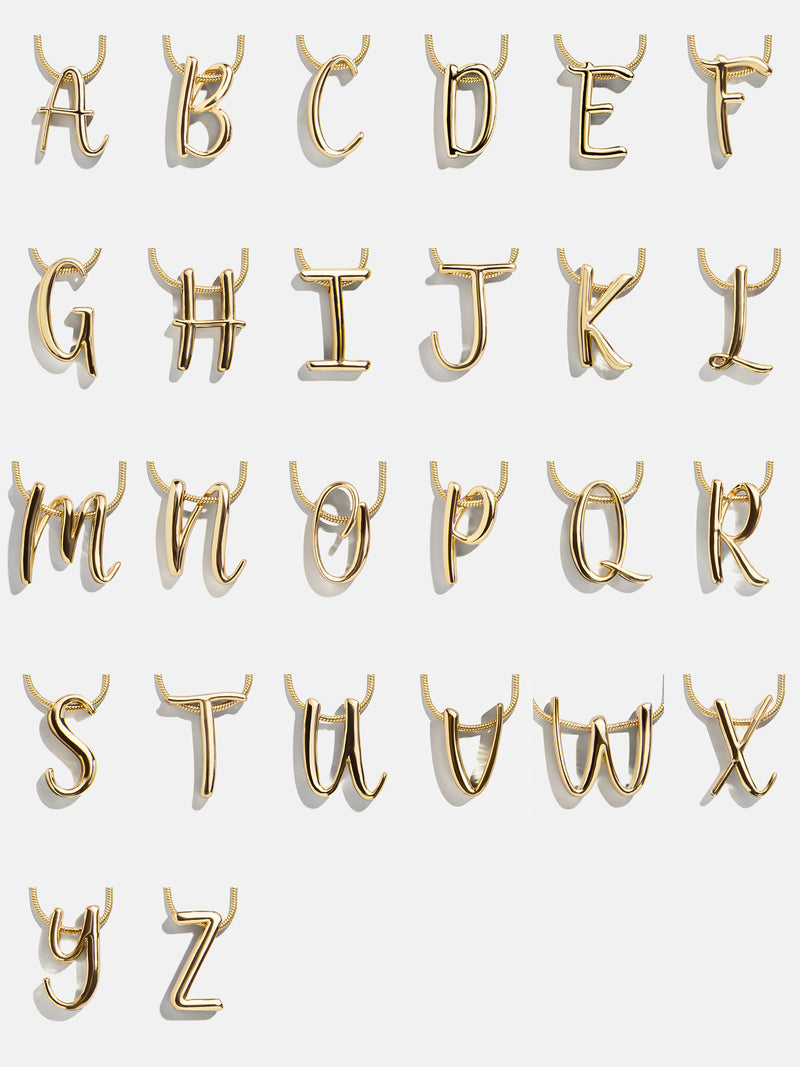 BaubleBar Classic Script Initial Necklace - Classic Script - 
    Enjoy 20% off - This Week Only
  
