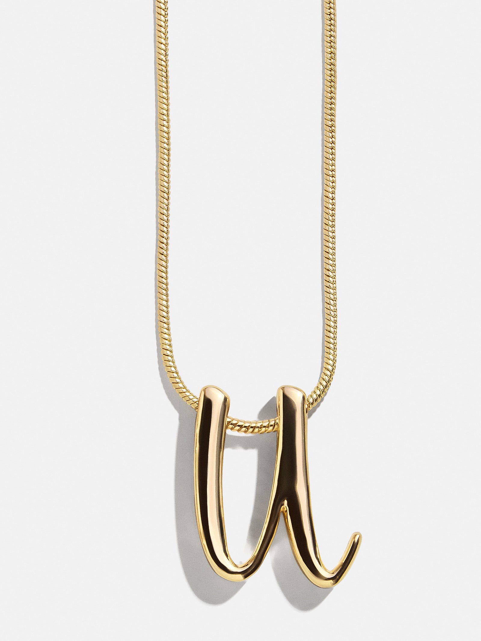 Classic Script Initial Necklace - Classic Script – Script initial ...