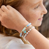 Acrylic Kids' Custom Nameplate Bracelet - Clear