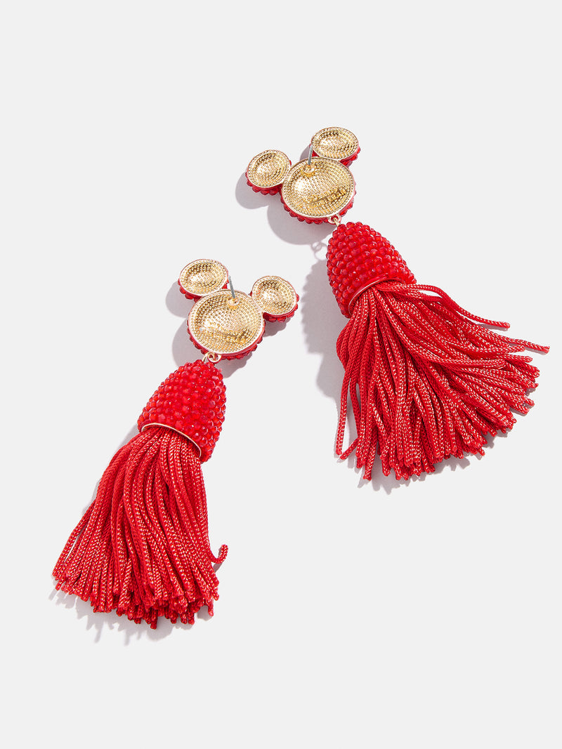 BaubleBar Disney Mickey Mouse Tassel Earrings - Red - 
    Enjoy 20% off - This Week Only
  
