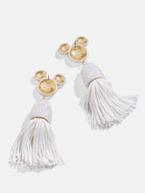 BaubleBar Disney Mickey Mouse Tassel Earrings - White - 
    Enjoy 20% off - This Week Only
  
