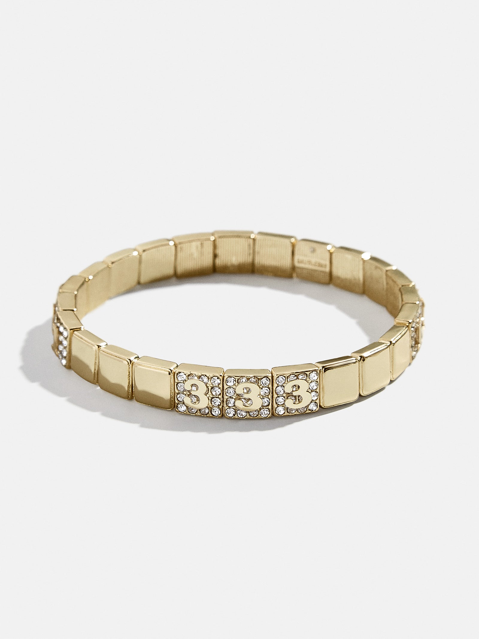Angel Number Tile Bracelet - 333